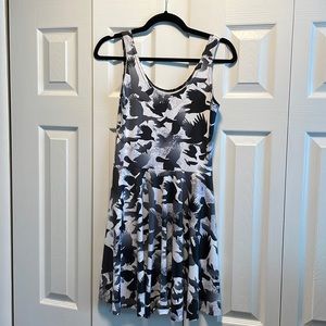 Blackmilk Raven Skater Dress Long Torso
